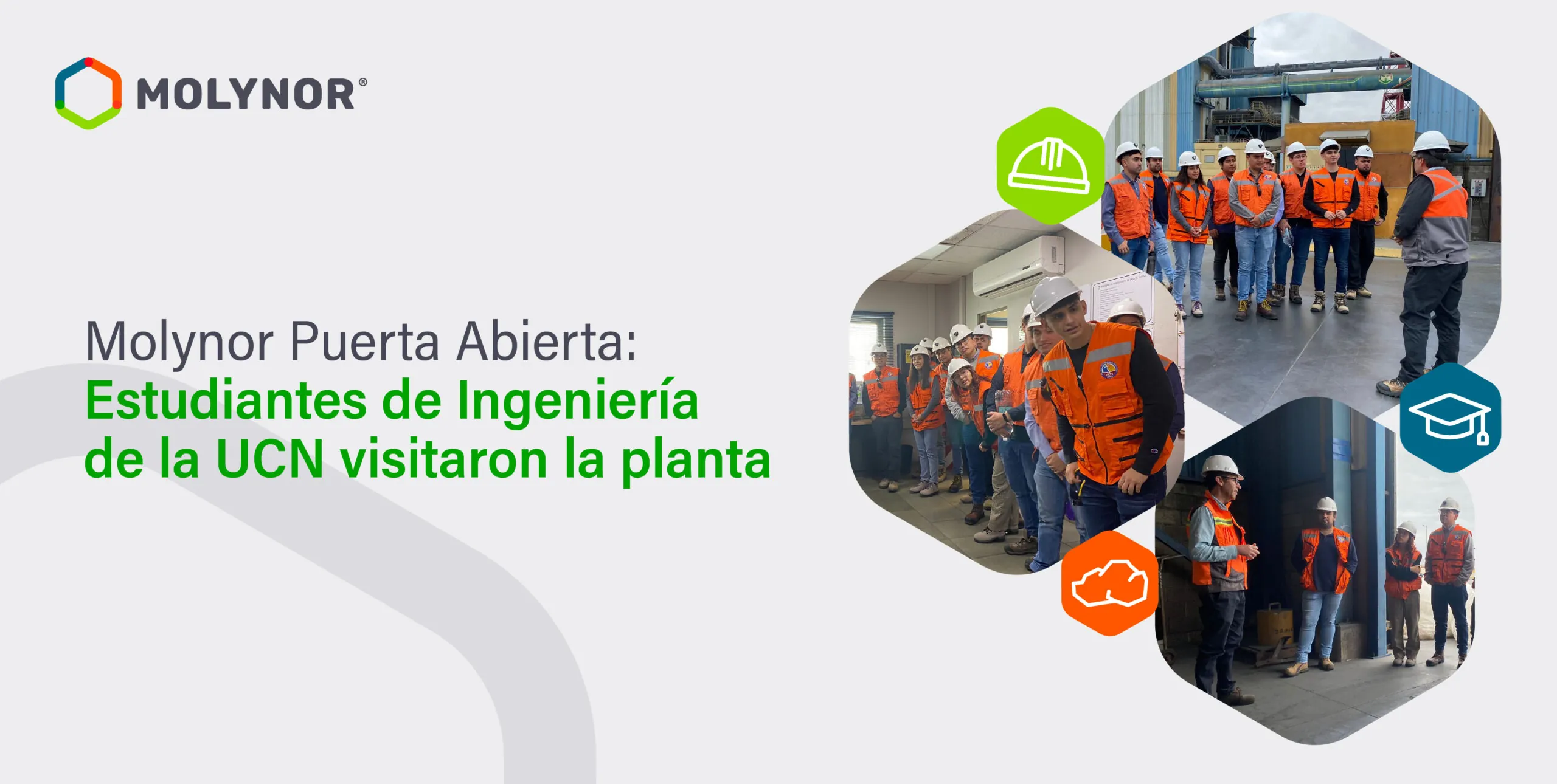 Molynor Puertas Abiertas: Estudiantes de Ingeniería de la UCN visitaron nuestra planta