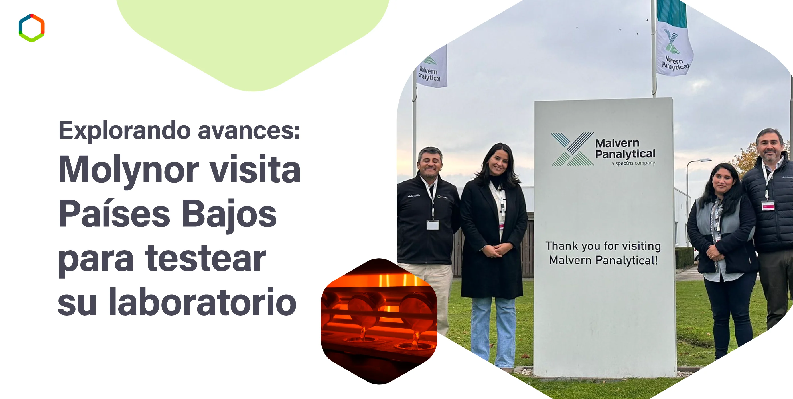 Explorando avances: Molynor visita Países Bajos para testear su laboratorio