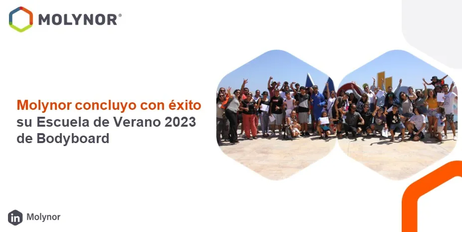 Molynor concluyó con éxito su Escuela de Verano 2023 de Bodyboard