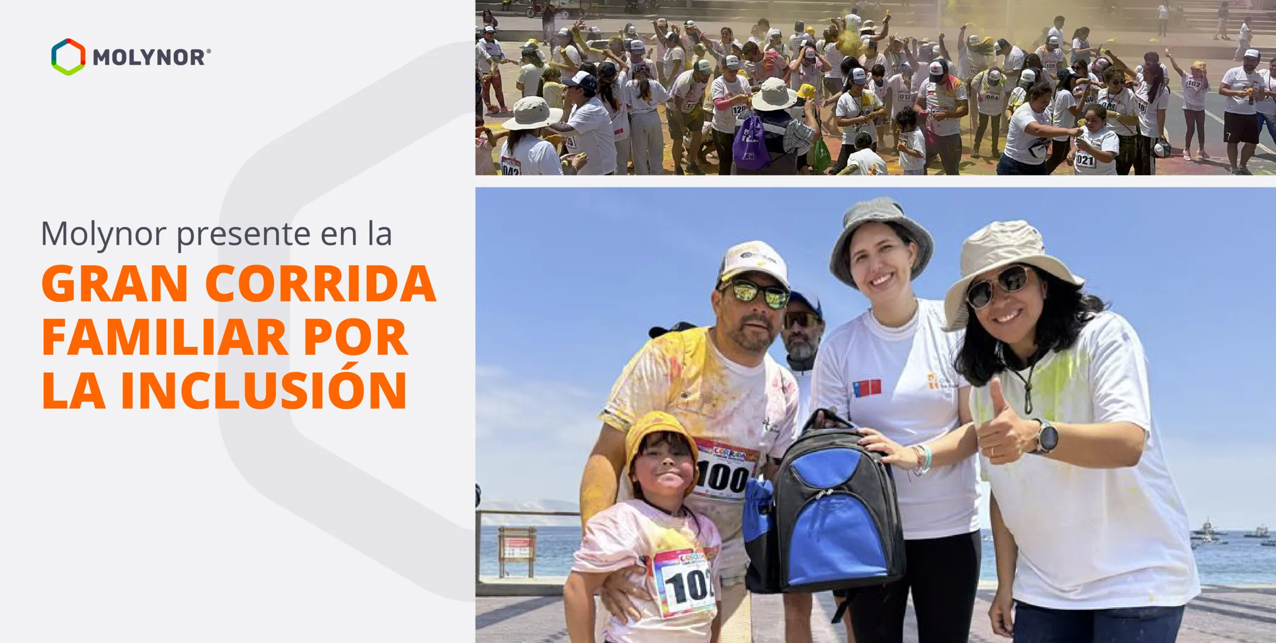 Molynor presente en la Gran Corrida Familiar por la Inclusión