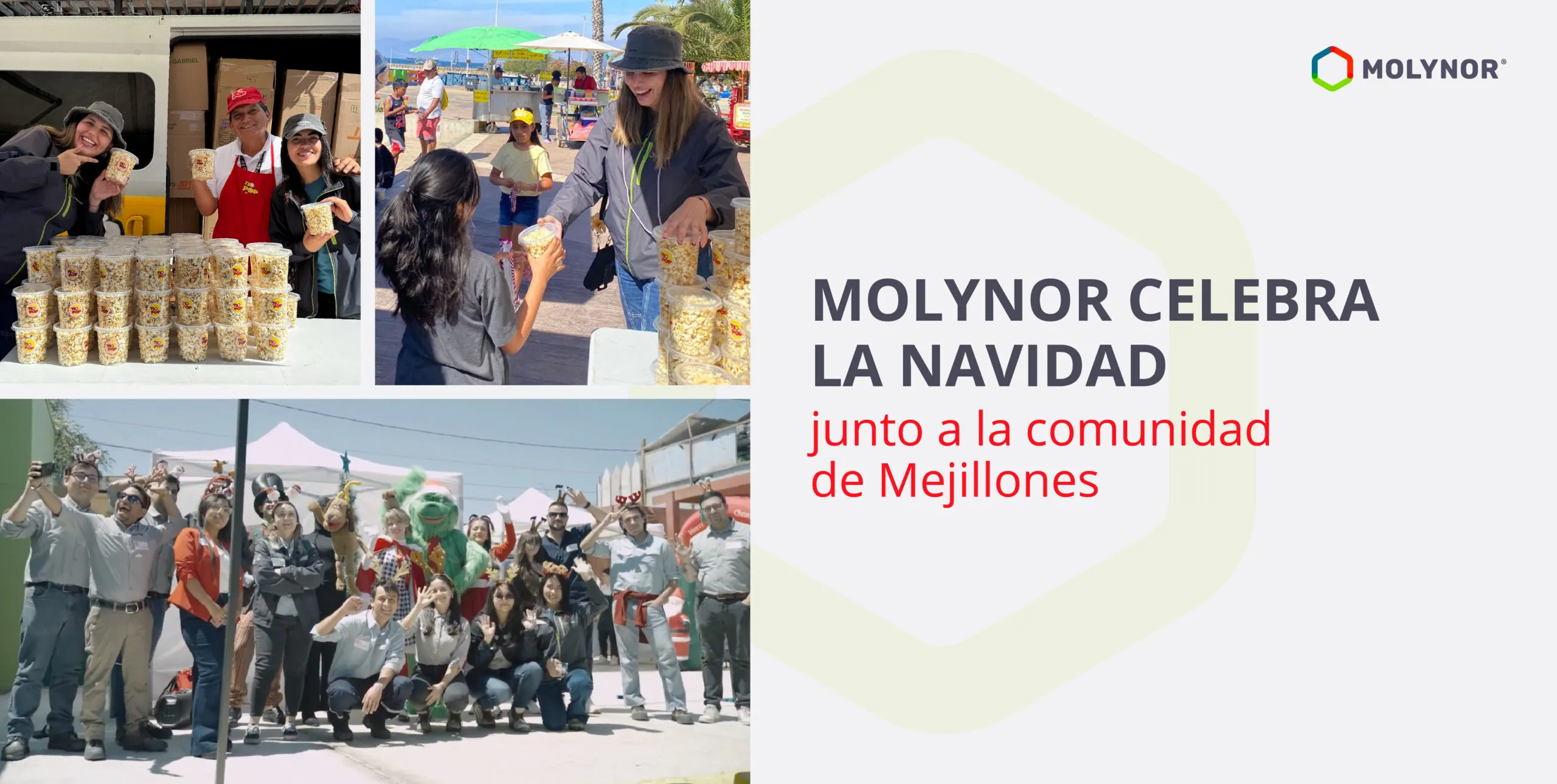 Molynor celebra la Navidad junto a la comunidad de Mejillones